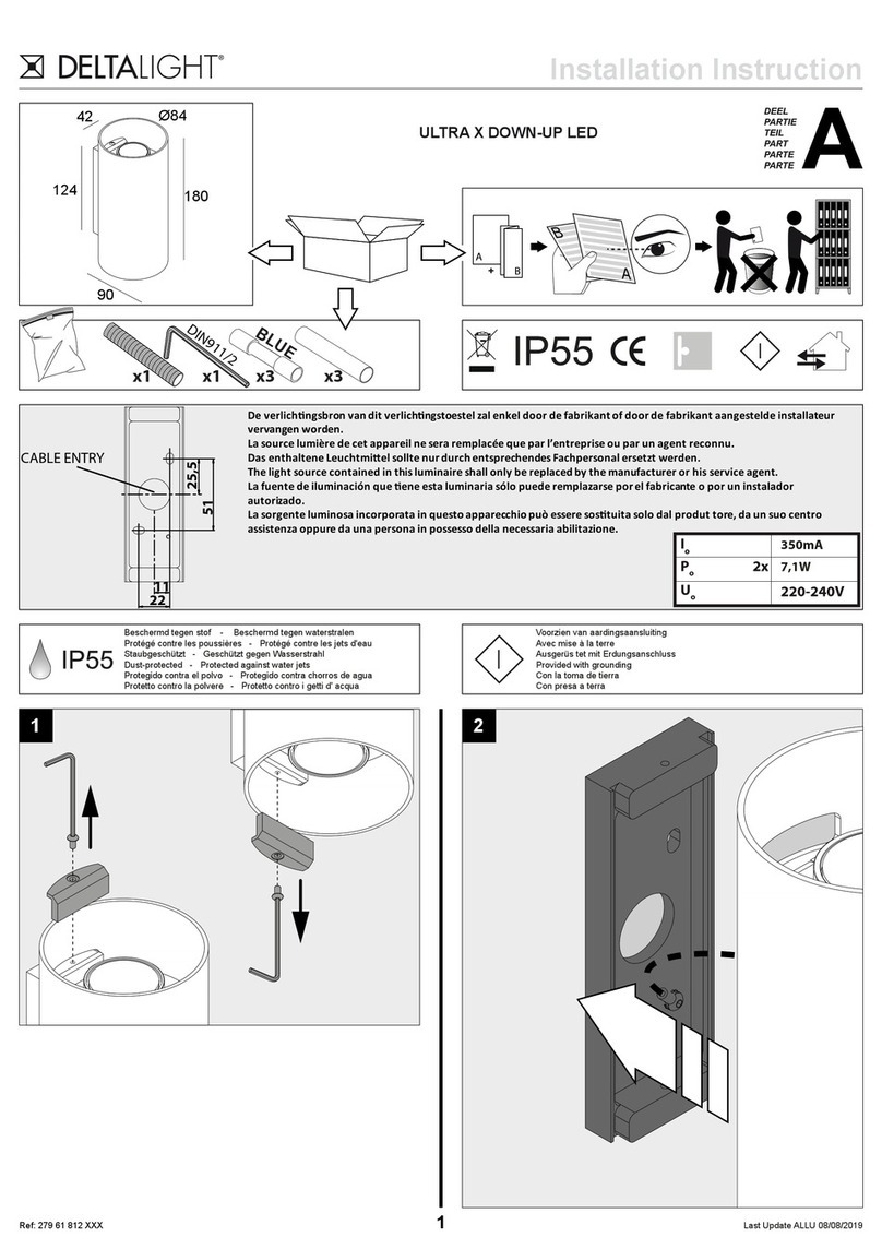 Delta Light ULTRA X Installation instruction