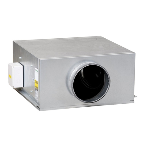 ELTA FANS QUIETFLOW TWIN SQT Series Installation & maintenance ELTA FANS QUIETFLOW TWIN SQT Series Installation & maintenance