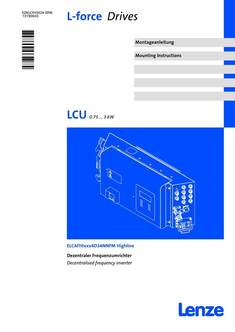 Lenze L-force LCU Mounting instructions Lenze L-force LCU Mounting instructions
