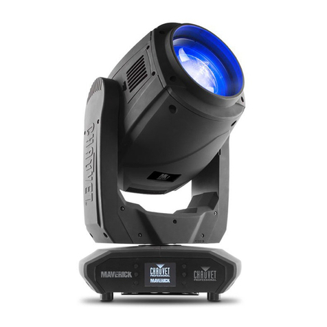 Chauvet maverick mk1 spot user manual