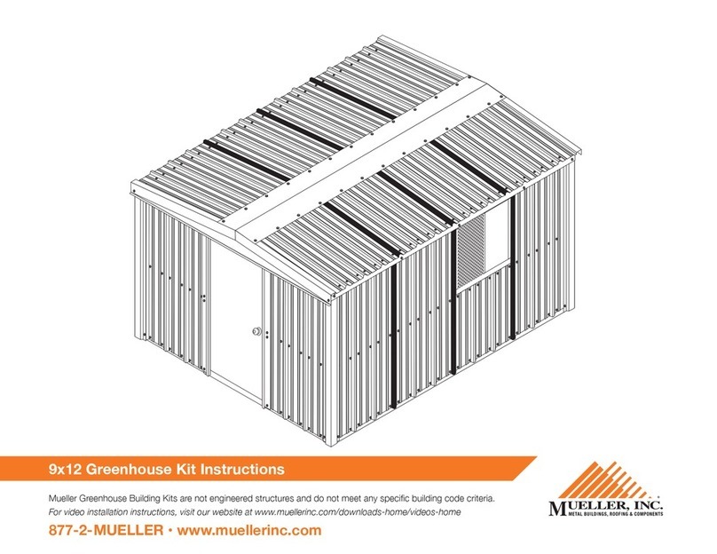 Mueller 9x12 Greenhouse Kit instructions Mueller 9x12 Greenhouse Kit instructions