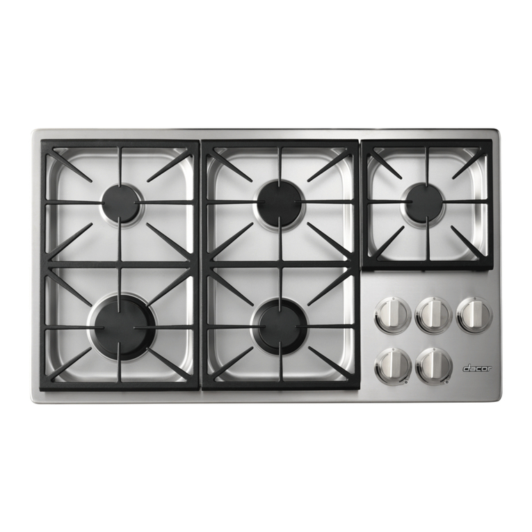 Dacor Preference Renaissance RGC304 Technical manual