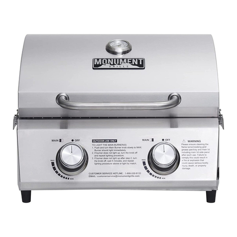 Monument Grills 13742 Assembly & operating instructions