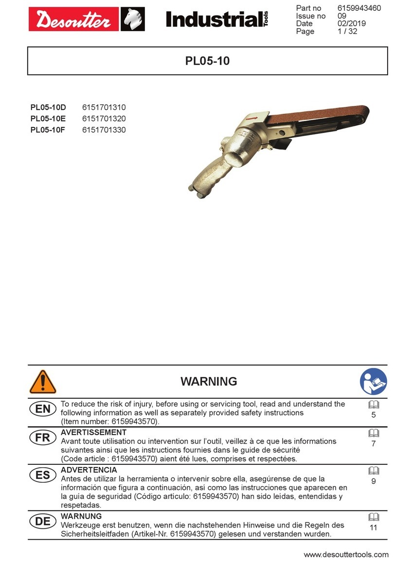 Desoutter PL05-10 Series User manual