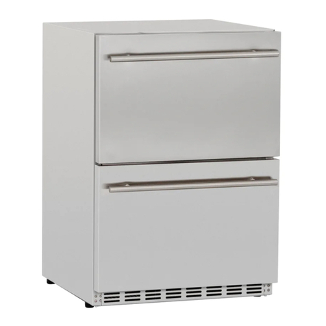 Summerset SSRFR-24DR2 Installation instructions & owner's manual