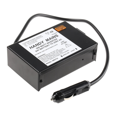 CUSTOM POWER DESIGN Handy Mains Series quick start guide