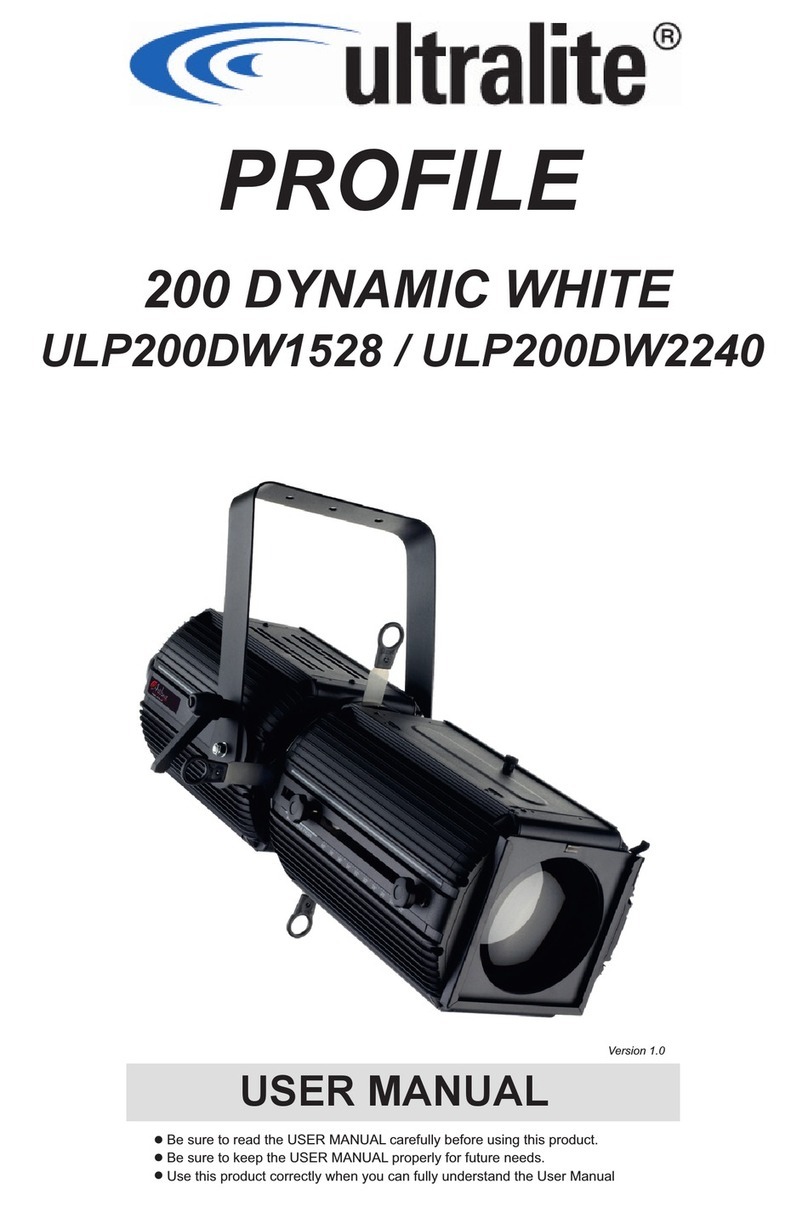 UltraLite PROFILE 200 DYNAMIC WHITE Series user manual