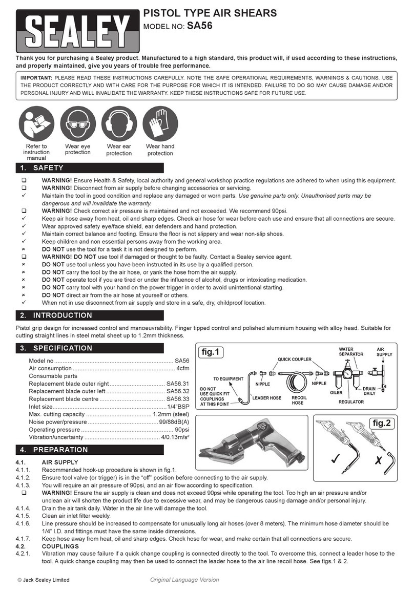 Sealey SA56 User manual
