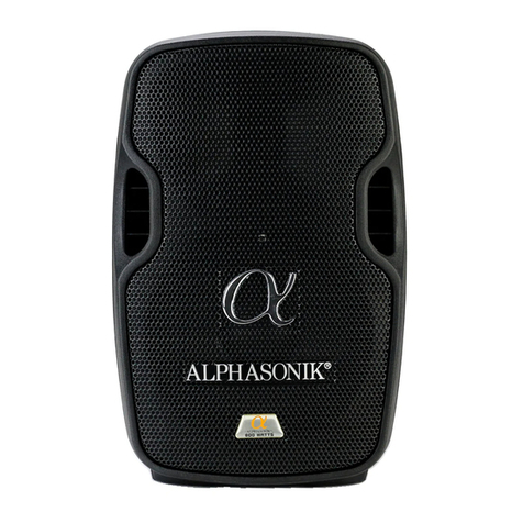 Alphasonik AKDJ8BAT User manual