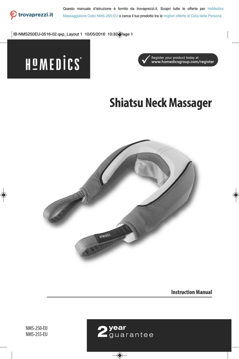 HoMedics NMS-250-EU instruction manual