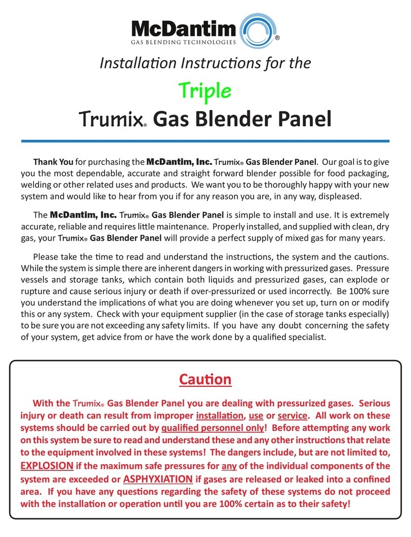 McDantim Trumix Triple installation instructions