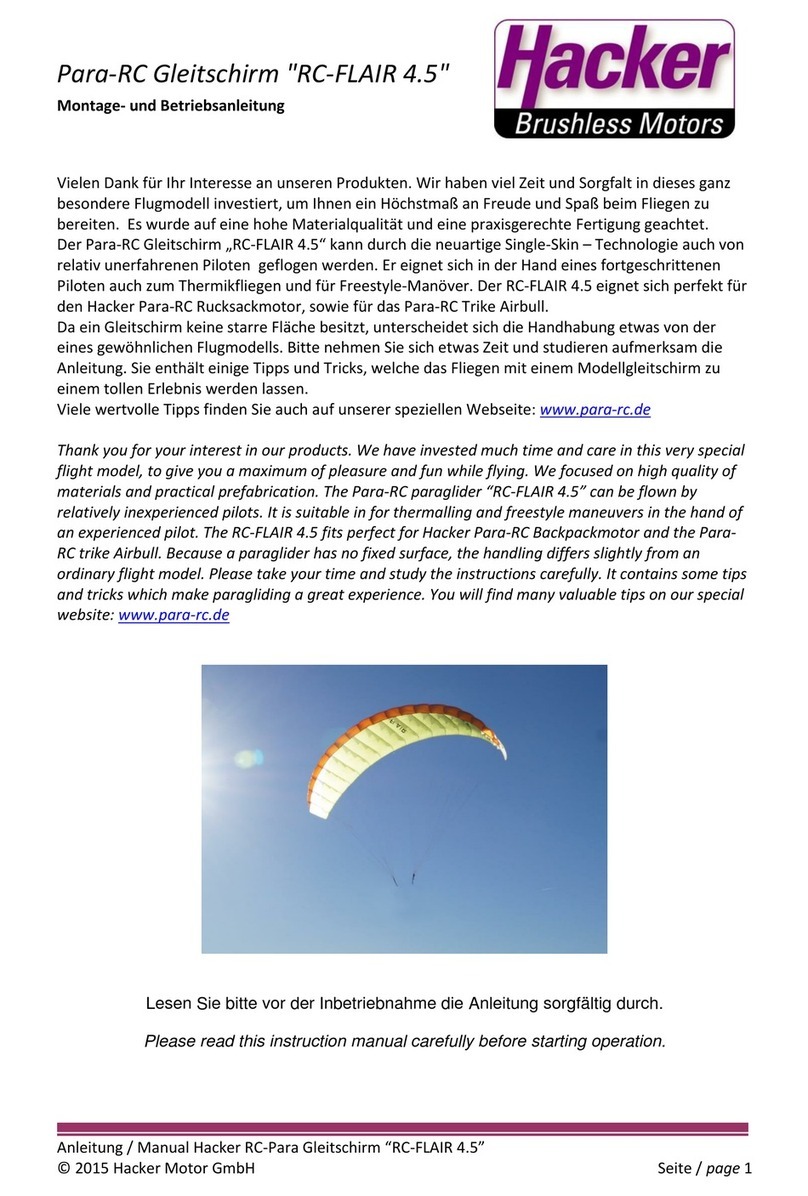 Hacker RC-FLAIR 4.5 manual