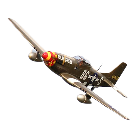 Durafly P-51D OLD CROW Assembly and operation instructions