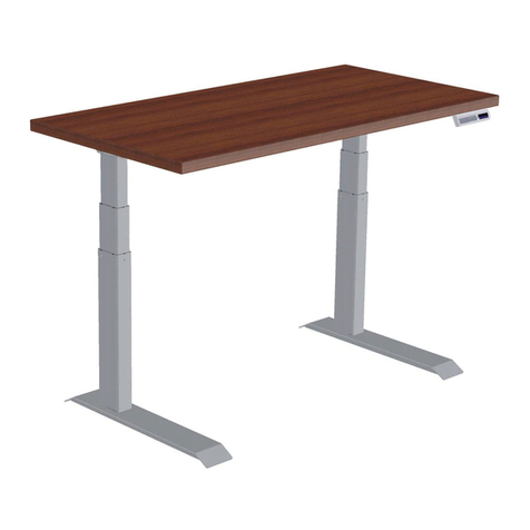 Workrite Ergonomics FDEX54-72-X Assembly/installation instructions