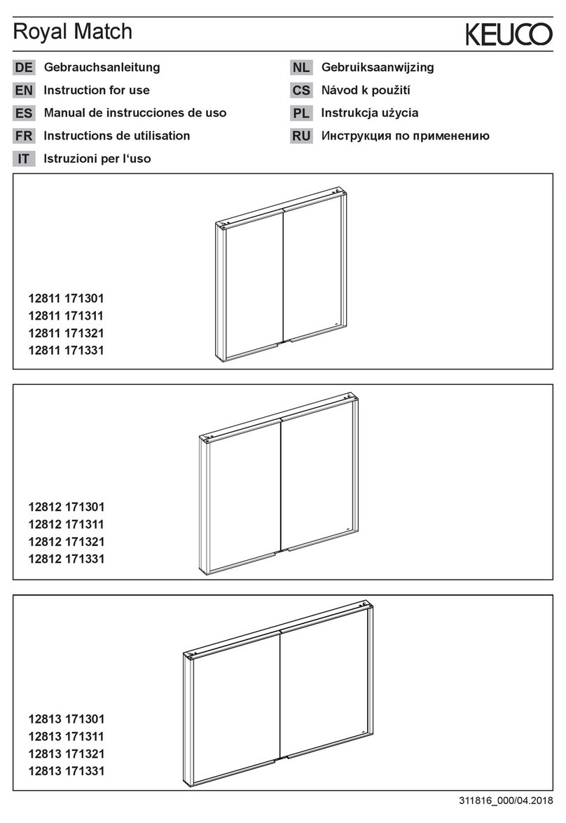 KEUCO Royal Match 12811 1713 Series Instructions for use KEUCO Royal Match 12811 1713 Series Instructions for use