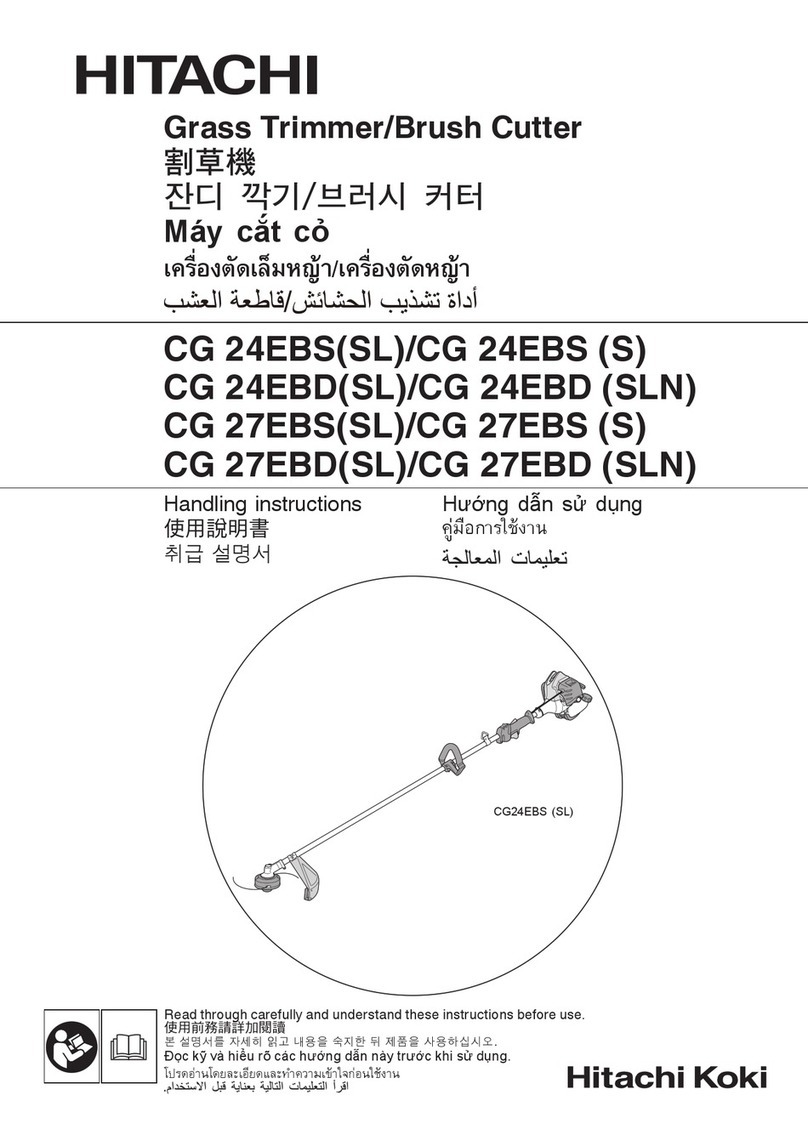 Hitachi CG 24EBD Series Handling instructions