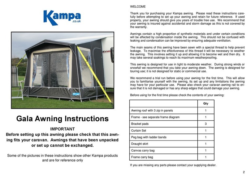 Kampa Gala instructions
