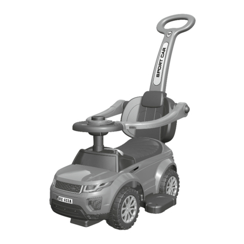 Babyhug Sporty Plus Manual Ride-on BGBR049 user manual
