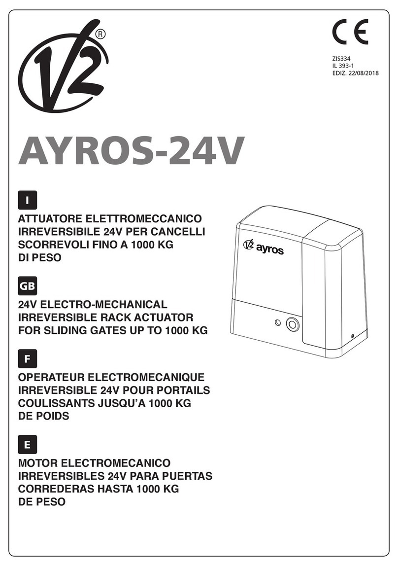 V2 AYROS-24V series User manual