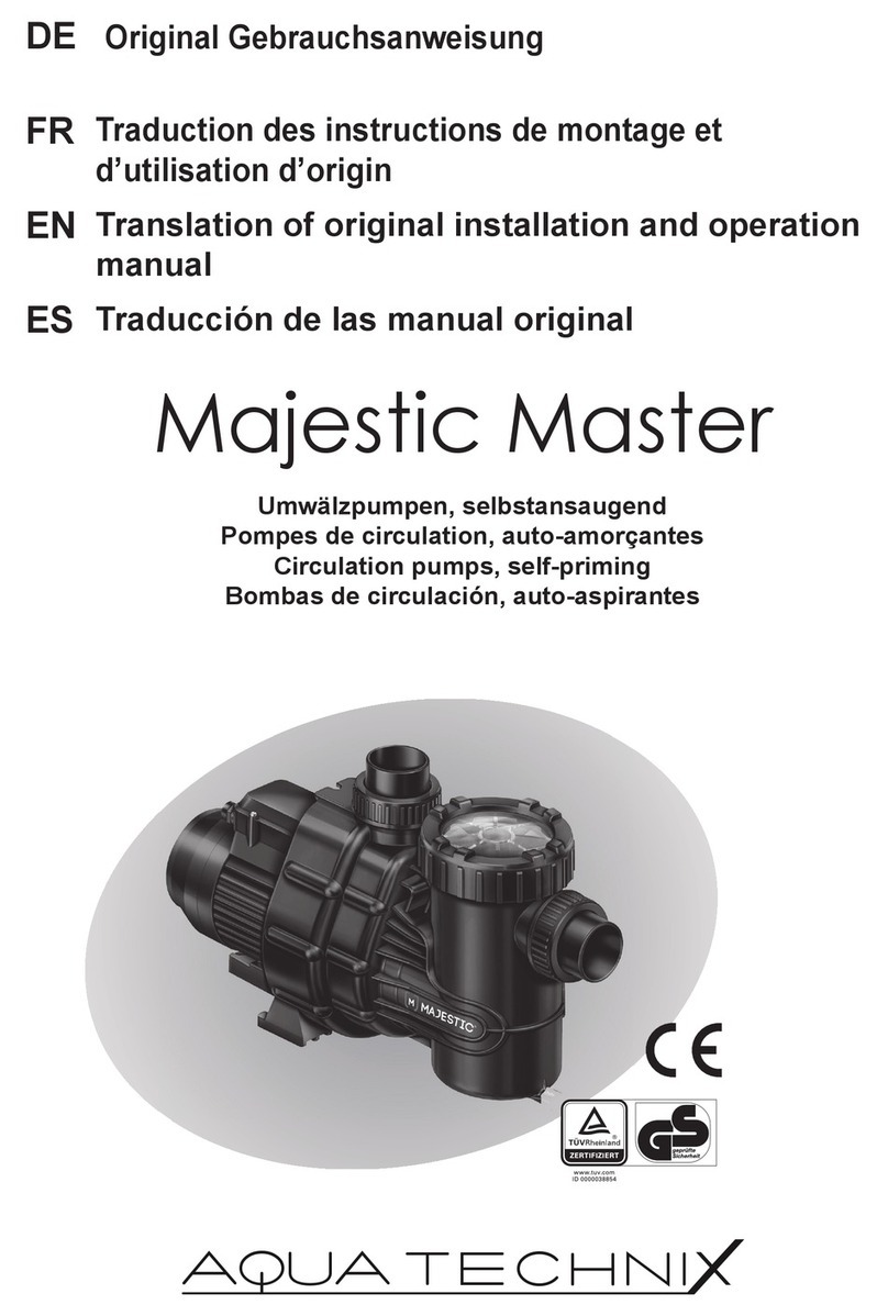 aqua technix Majestic Master Series Translation of original installation and operation manual aqua technix Majestic Master Series Translation of original installation and operation manual