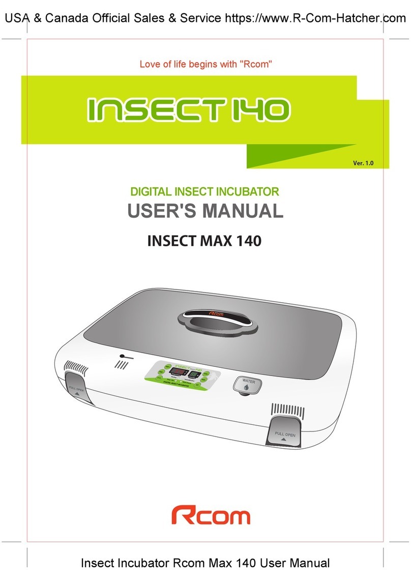 Rcom INSECT MAX 140 User manual Rcom INSECT MAX 140 User manual