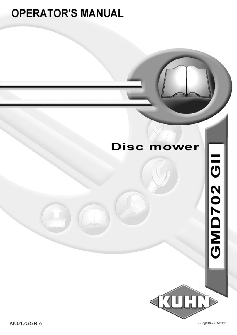KUHN GMD702 GII Operator's manual