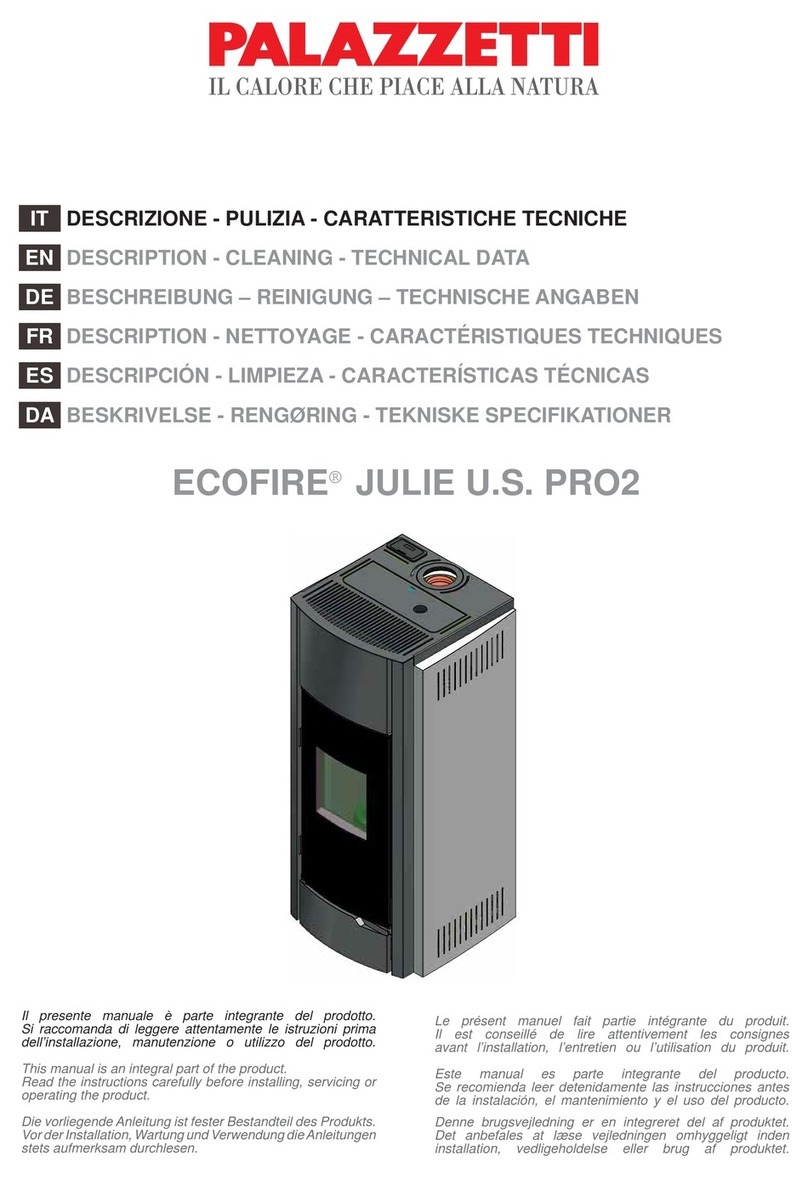 Palazzetti ECOFIRE ANNA U.S. PRO2 Instruction manual Palazzetti ECOFIRE ANNA U.S. PRO2 Instruction manual