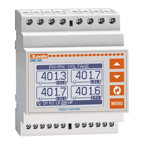 Lovato DMG Series User manual