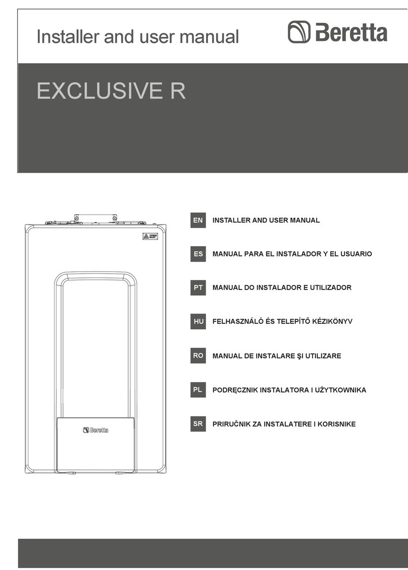 Beretta EXCLUSIVE R Series Operation and installation manual