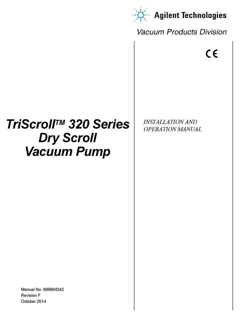 Agilent Technologies TriScroll 320 Series User manual