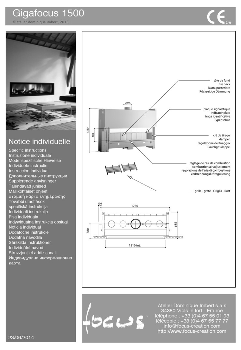 foc.us Gigafocus 1500 Specific instructions