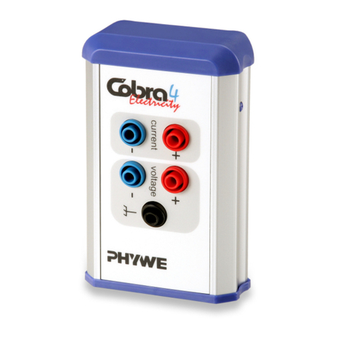 PHYWE Cobra4 Sensor-Unit Electricity User manual