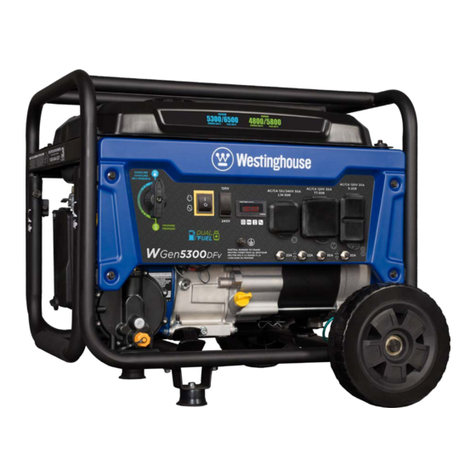 Westinghouse WGen5300DFv User manual