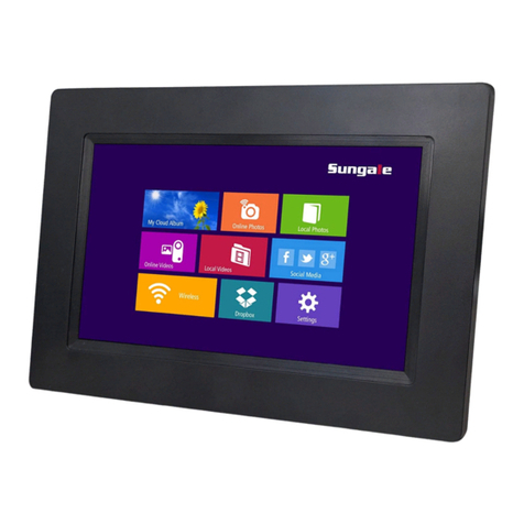 Sungale Cloud Frame CPF708 User manual Sungale Cloud Frame CPF708 User manual