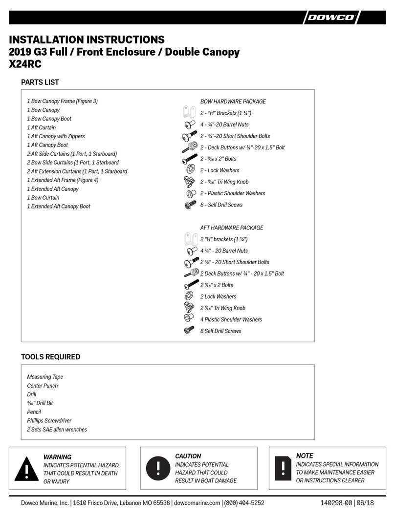 Dowco X24RC installation instructions