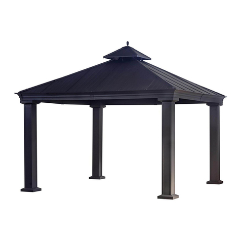 Sunjoy Royal Hardtop Gazebo User manual