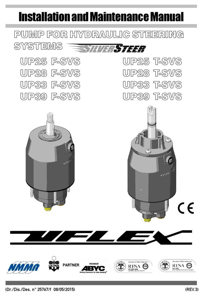 Ultraflex UFLEX SilverSteer UP25 F-SVS Installation and maintenance manual