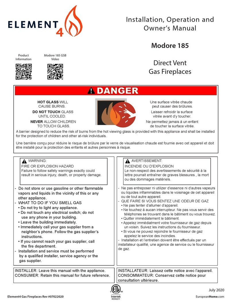 Element4 Modore 185 User manual Element4 Modore 185 User manual