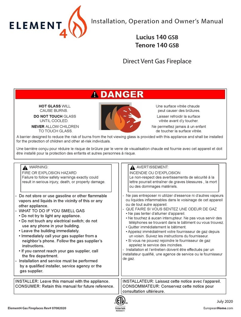 Element4 Lucius 140 GSB User manual