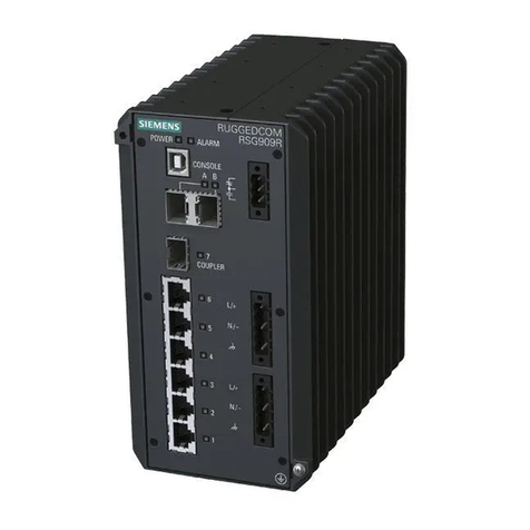 Siemens RUGGEDCOM RSG909R User manual