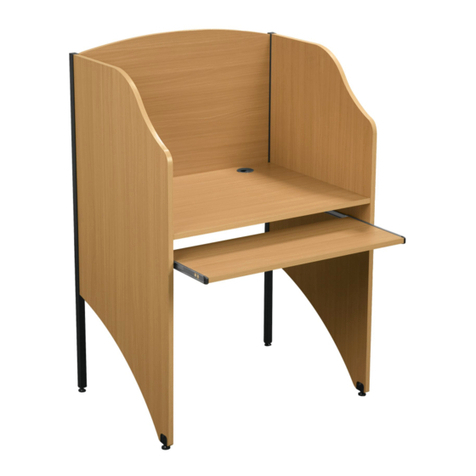 Balt Single Floor Carrel 89830 User manual