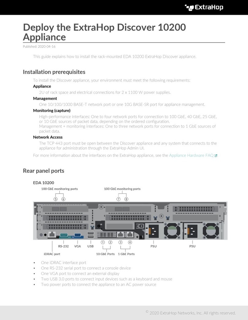 ExtraHop EDA 10200 Quick Deploy Guide