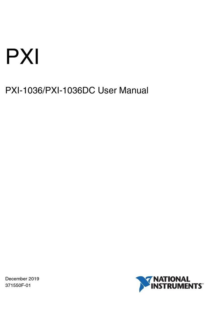 National Instruments PXI-1036 User manual National Instruments PXI-1036 User manual