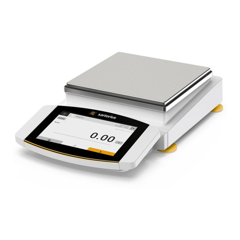 Sartorius Cubis MCA10202S Series User manual