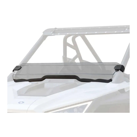 SuperATV Half Windshield User manual