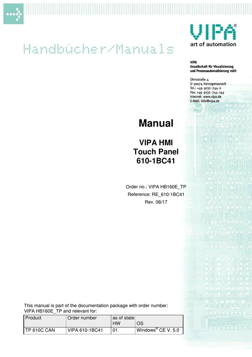 VIPA 610-1BC41 User manual