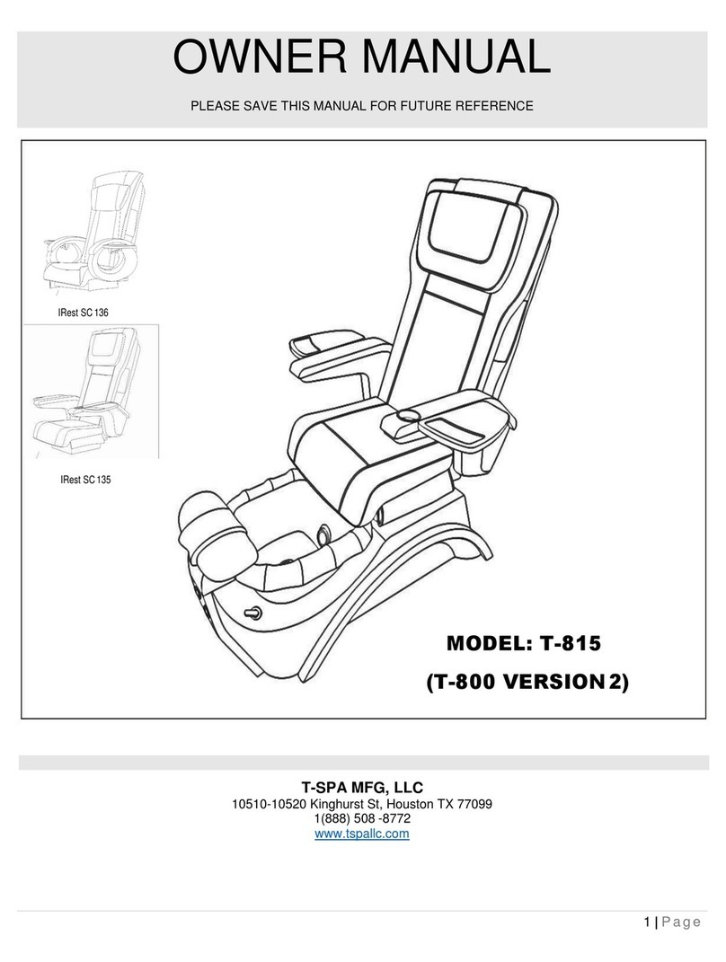T-SPA T-815 owner's manual