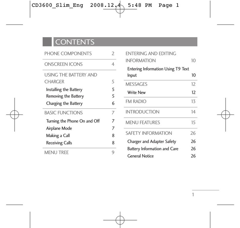 LG CD3600 Slim manual