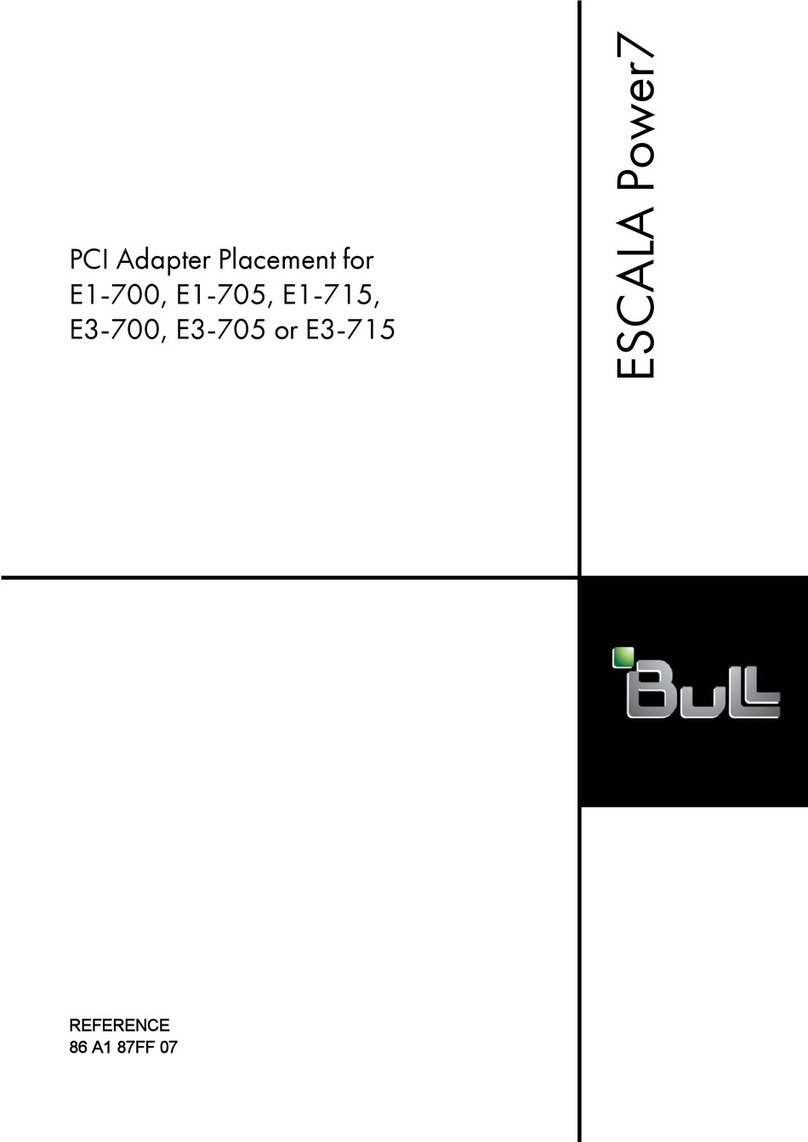 Bull Escala Power7 Series Reference manual