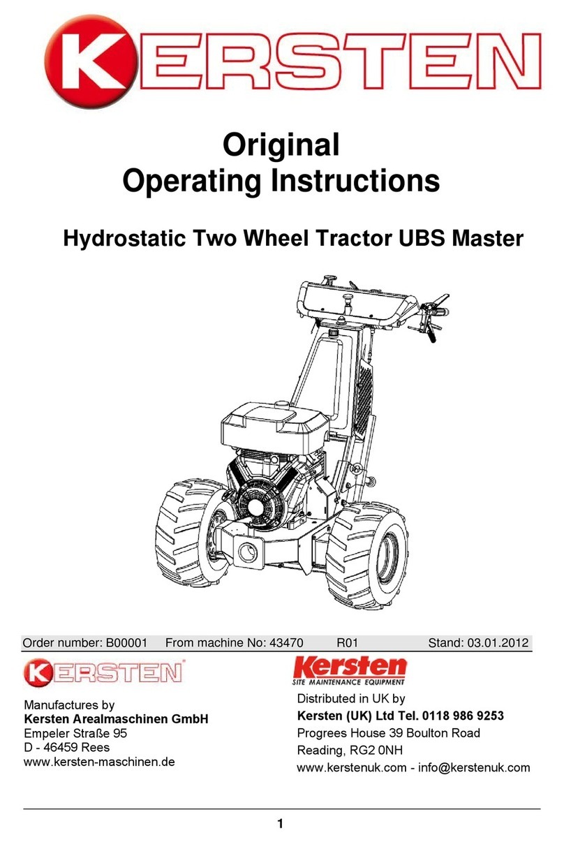 Kersten B00001 User manual